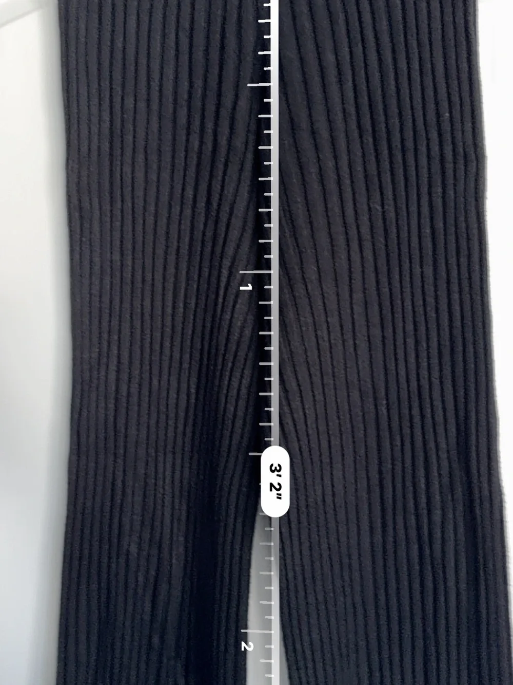 Milano - Women’s Ribbed Knit Black Pants